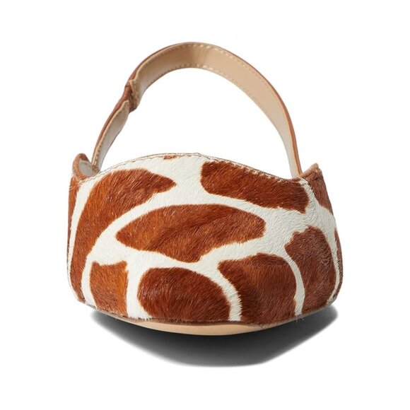 Giraffe Print Sam Edelman Connell Sling back Flats Women's Size 6 NWOT - Picture 3 of 6